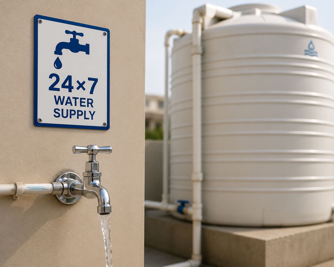24x7 Water Supply at Loard PG