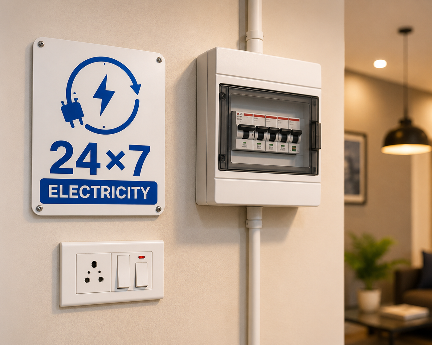24x7 Electricity at Loard PG